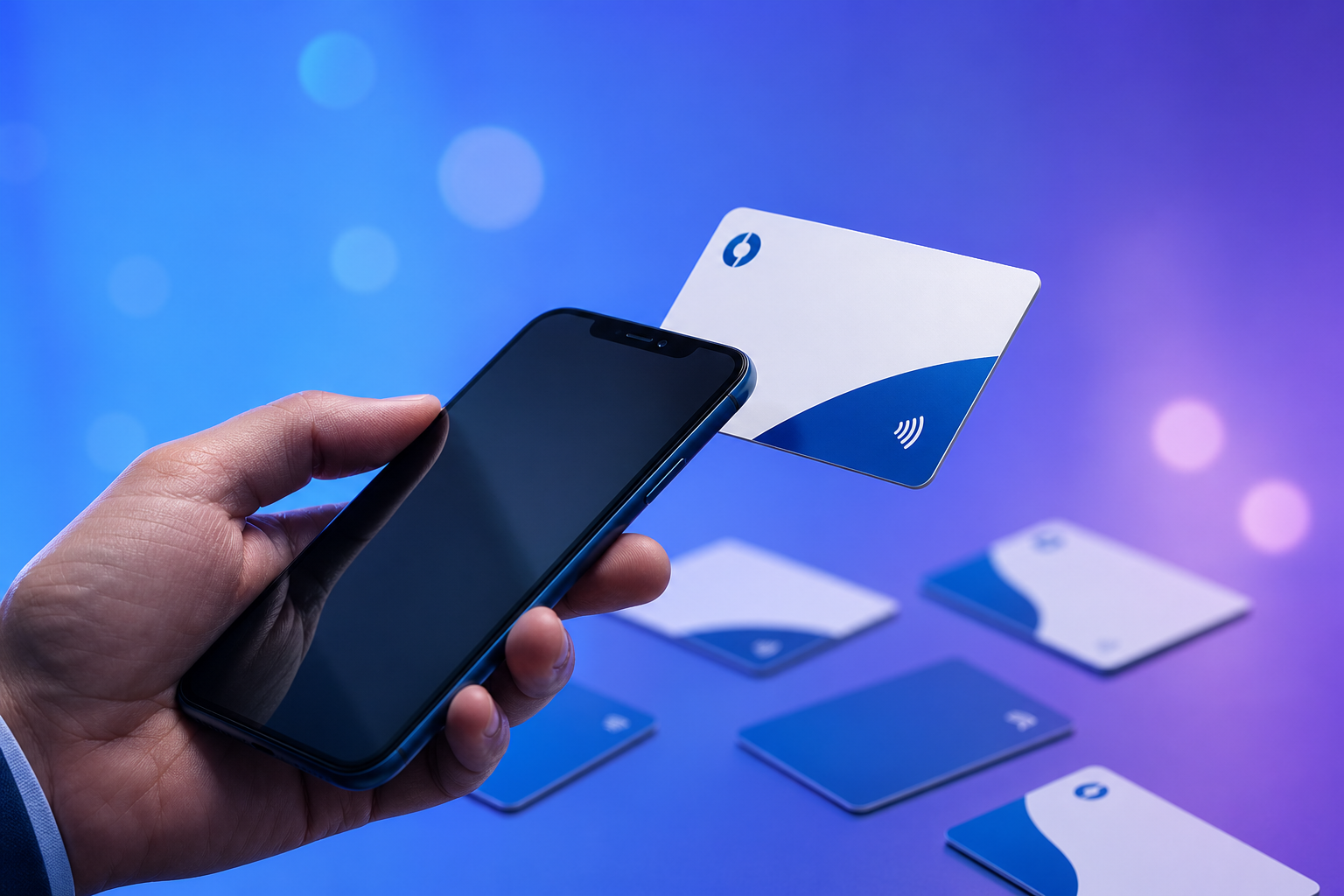 Premium NFC Smart Business Card — tap to share your contact instantly